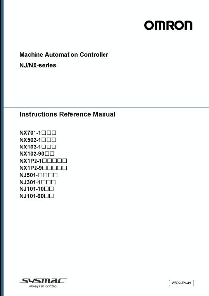 پرونده:NJ-NX-Series-Machine-Automation-Controller-Instructions-Reference-Manual-202310-cover.jpg